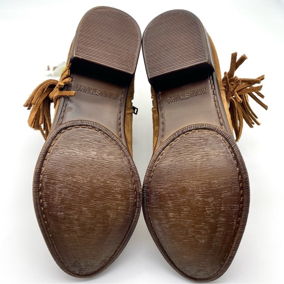 NWOT Minnetonka Blake Western Style Boot with Fringe, 6 - Picture 13 of 15
